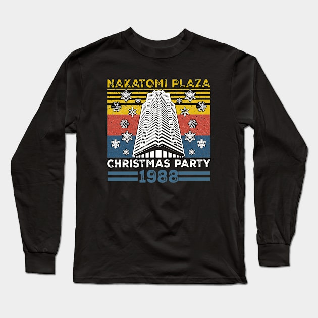 Retro Nakatomi Plaza 1988 Long Sleeve T-Shirt by TheRetroFuture